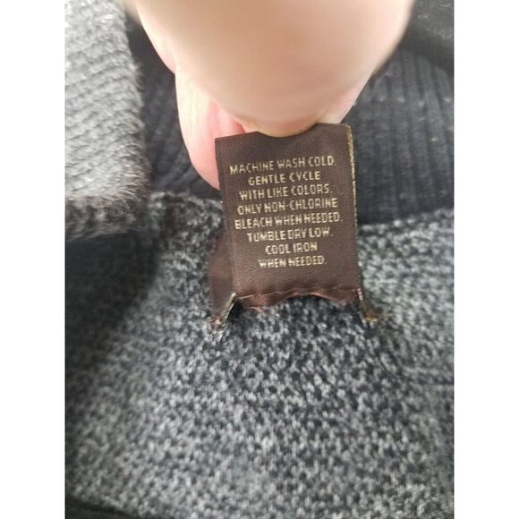 Greg Norman Tasso Elba Sweater Men's XXL 1/4 Zip Pullover heather Gray Mock Neck - Picture 6 of 12